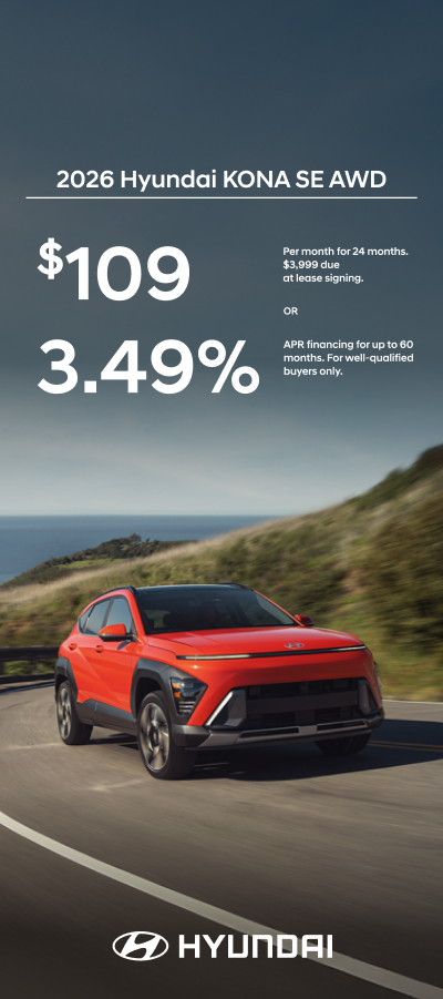 $109/24/$3,999 Lease or 3.49% APR for 60 mos.