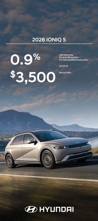 0.9% APR for 60 mos. or $3,500 Bonus Cash