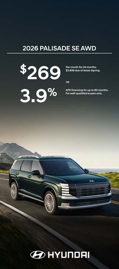 $269/24/$3,999 Lease or 3.9% APR for 60 mos.