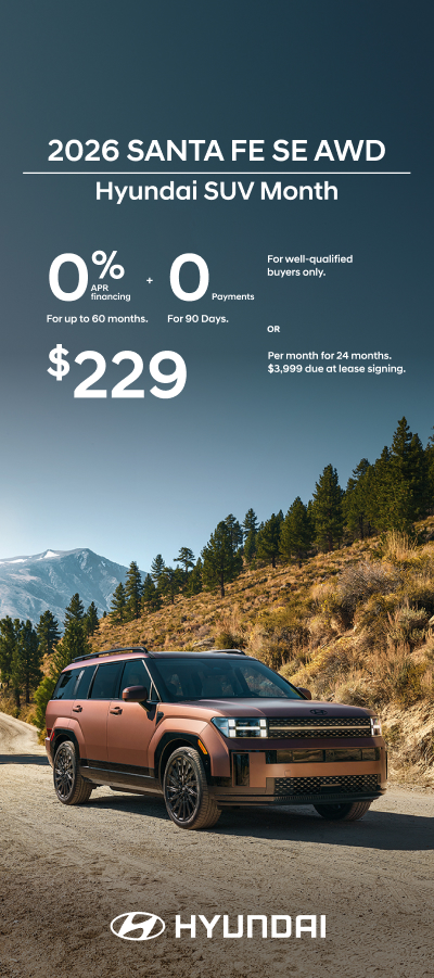 0% APR for 60 mos. + 0 Payments for 90 Days or $229/24/$3,999 Lease