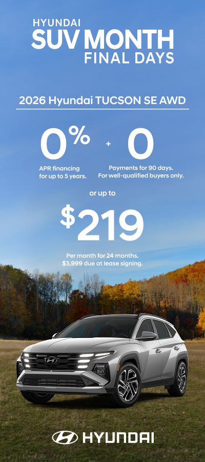 0% APR for 5 Years + 0 Payments for 90 Days or $219/24/$3,999 Lease