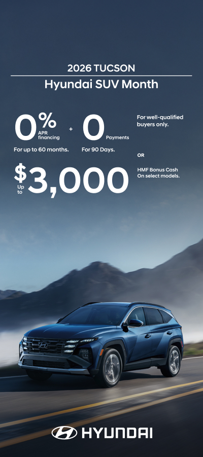 0% APR for 60 mos. + 0 Payments for 90 Days or $3,000 Bonus Cash