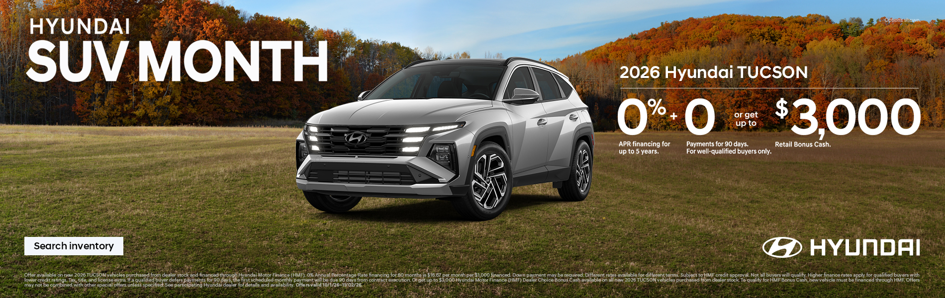 0% APR for 60 mos. + 0 Payments for 90 Days