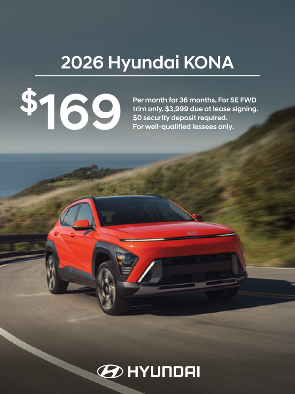 2026 Hyundai Kona  Lease Offer