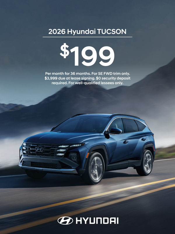 2026 Hyundai Tucson  Lease Offer