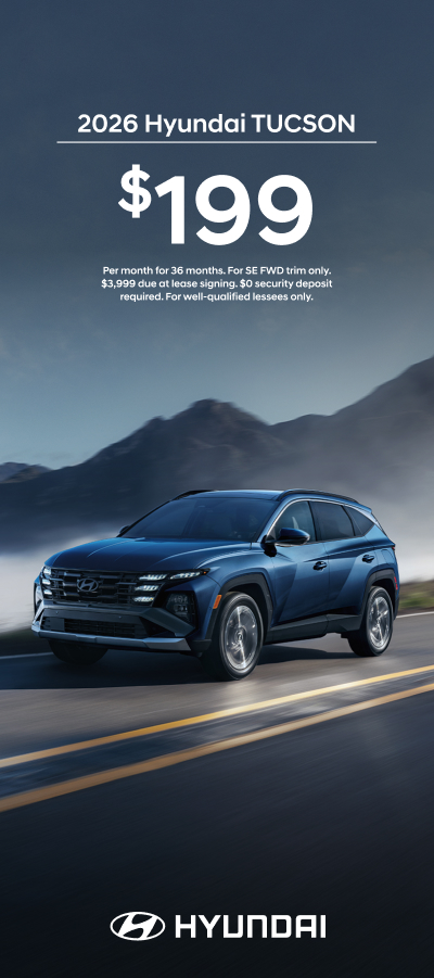 2026 Hyundai Tucson  Lease Offer