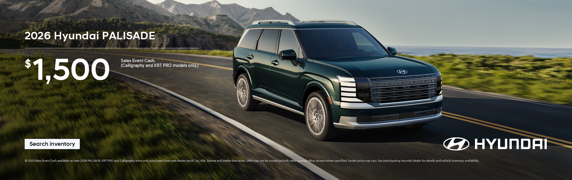 $1,500 Sales Event Cash