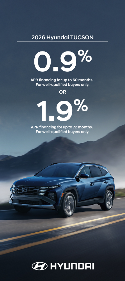 0.9% APR for 60 mos. 1.9% APR for 72 mos.
