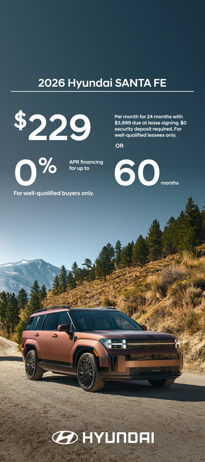 $229/24/$3,999 Lease or 0% APR for 60 mos.