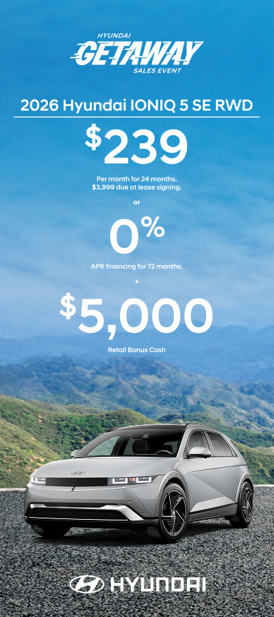 2026 Hyundai IONIQ 5 Eastern APR or Lease or Bonus Cash Offer SE | 2026-02-03 - 2026-03-03 | 522e61d6