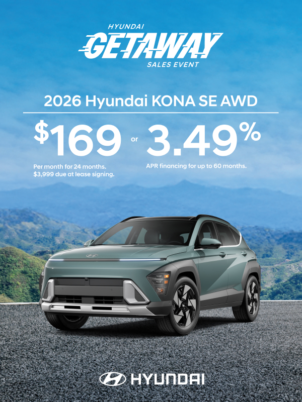 2026 Hyundai Kona  APR or Lease Offer