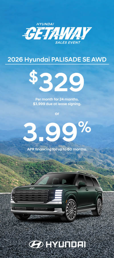 2026 Hyundai Palisade Eastern APR or Lease Offer SE | 2026-02-03 - 2026-03-03 | 8b59b11e
