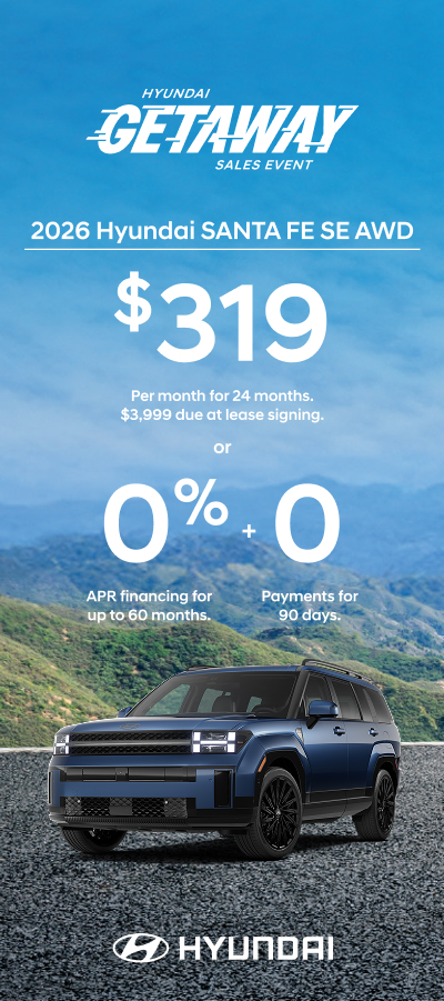 2026 Hyundai Santa Fe Eastern APR or Lease Offer SE | 2026-02-03 - 2026-03-03 | b000ec37