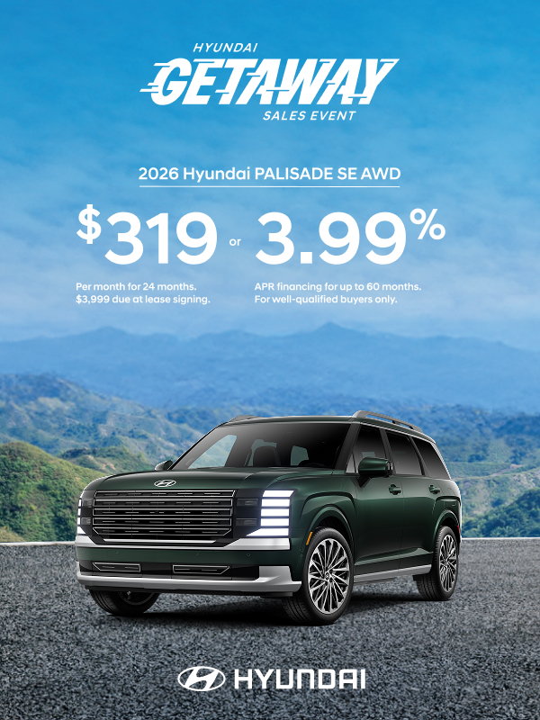2026 Hyundai Palisade  APR or Lease Offer