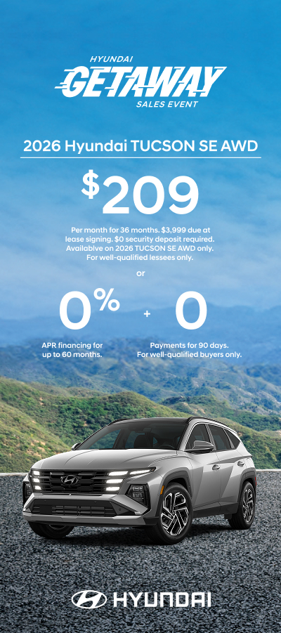 2026 Hyundai Tucson Eastern APR or Lease Offer SE | 2026-03-06 - 2026-04-01 | 7e71223b
