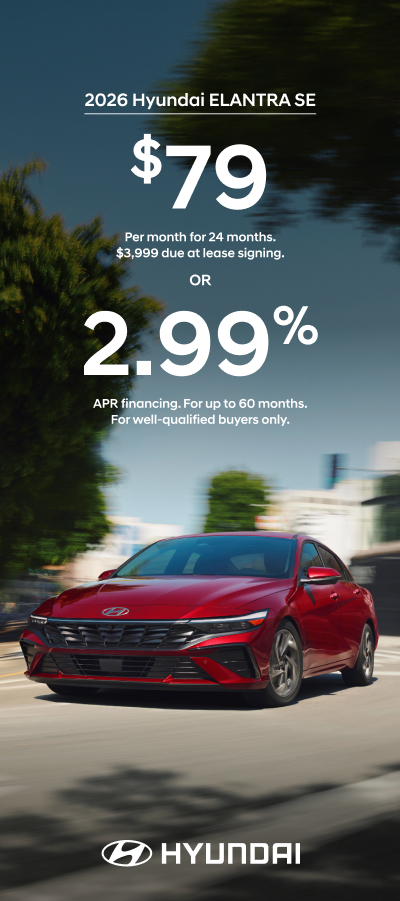 2026 Hyundai Elantra  APR or Lease Offer
