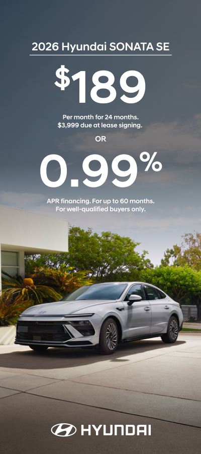 2026 Hyundai Sonata  APR or Lease Offer