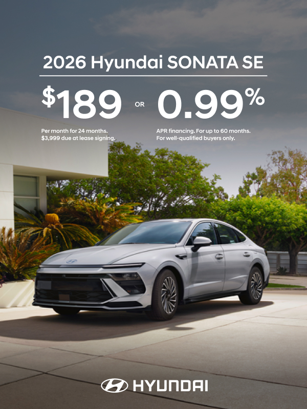 2026 Hyundai Sonata  APR or Lease Offer