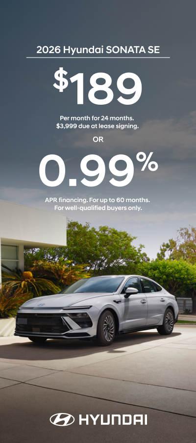 2026 Hyundai Sonata  APR or Lease Offer