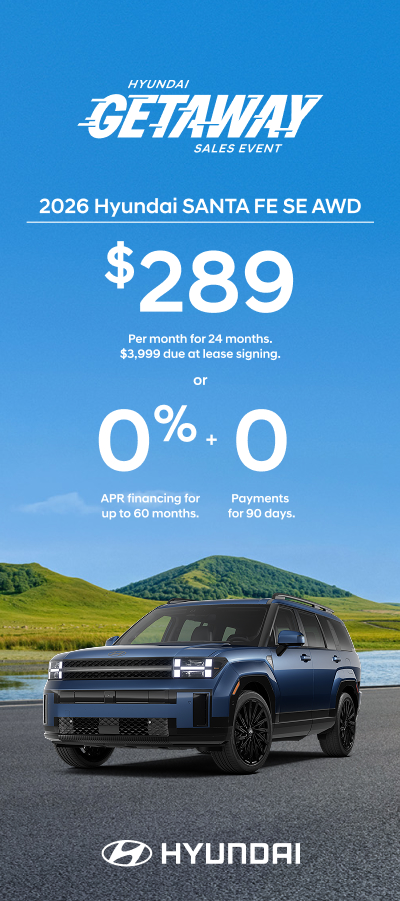 2026 Hyundai Santa Fe  APR or Lease Offer