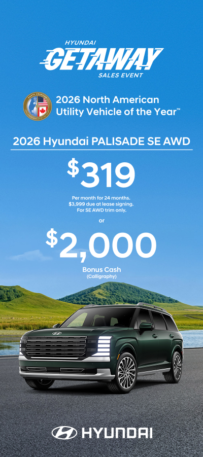 2026 Hyundai Palisade Lease or Bonus Cash Offer | 2026-07-09 - 2026-08-04 | c2dbcdee