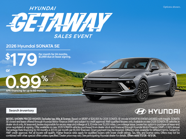 2026 Hyundai Sonata APR or Lease Offer