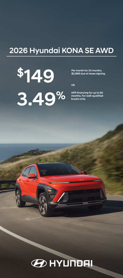 $149 per month for 24 months $3,999 due at lease signing OR 3.49% APR financing for up to 60 months