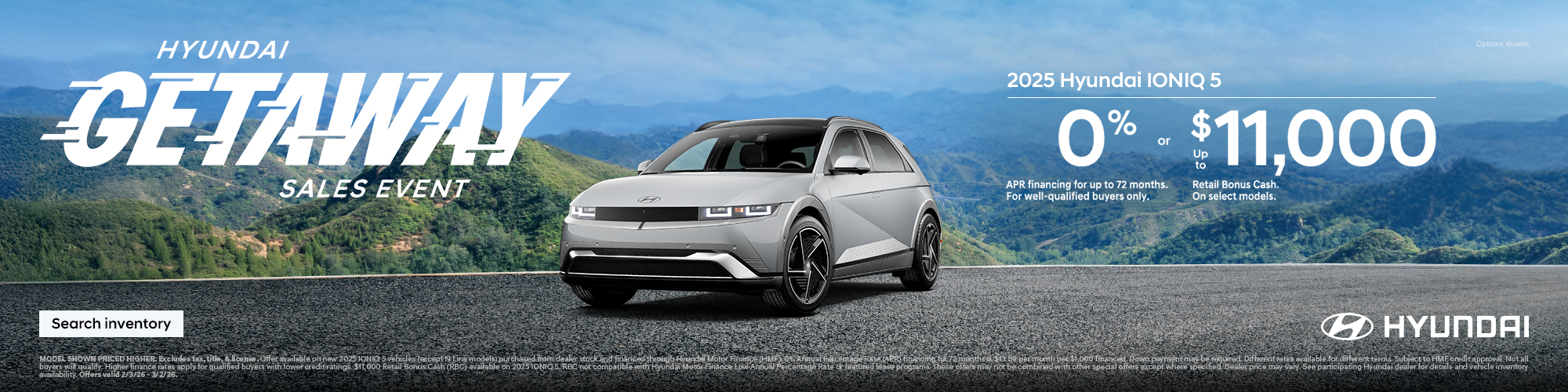 2025 Hyundai IONIQ 5 Mid-Atlantic APR or Bonus Cash Offer