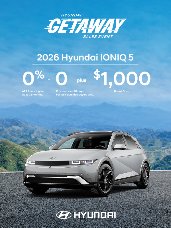 2026 Hyundai IONIQ 5  APR and Bonus Cash Offer