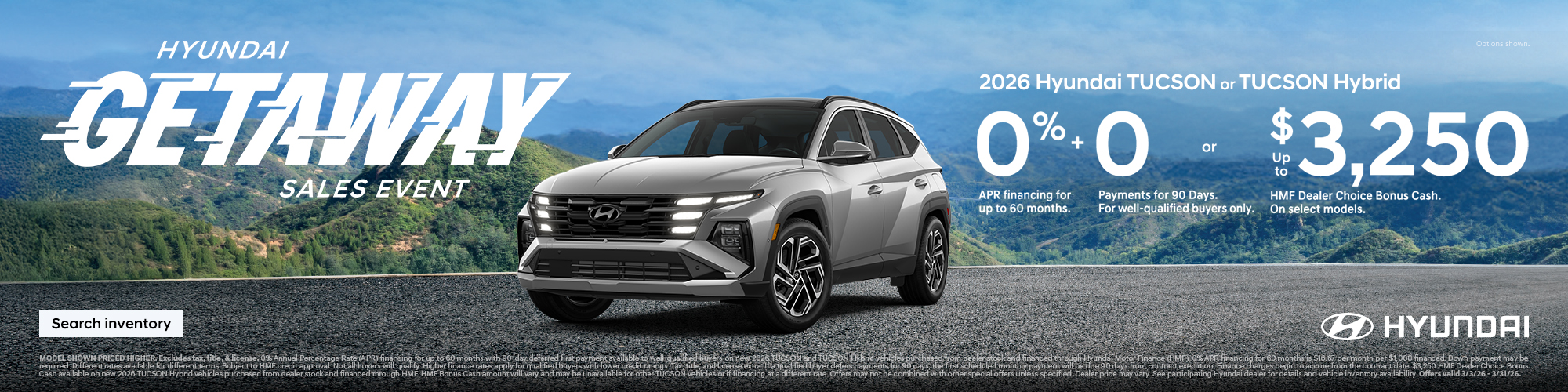 Mid-Atlantic Hyundai 2026 Getaway Sales Event Offer