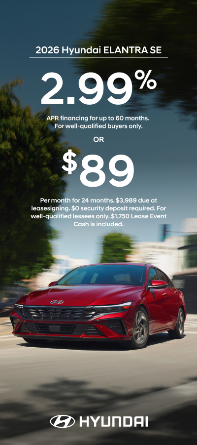2026 Hyundai Elantra  APR or Lease Offer