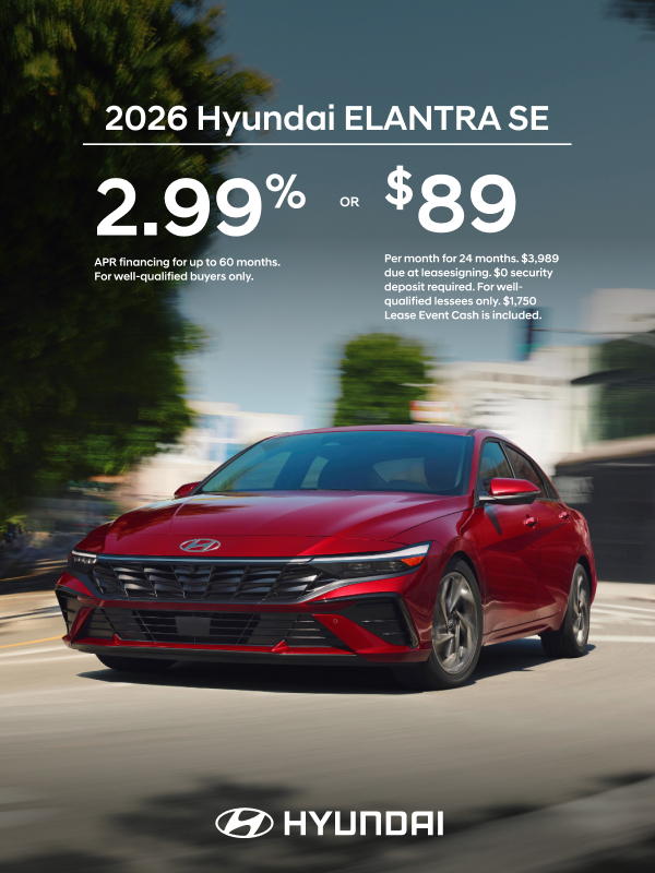 2026 Hyundai Elantra  APR or Lease Offer