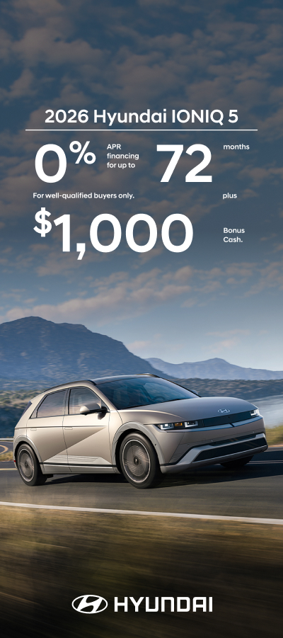 2026 Hyundai IONIQ 5  APR and Bonus Cash Offer