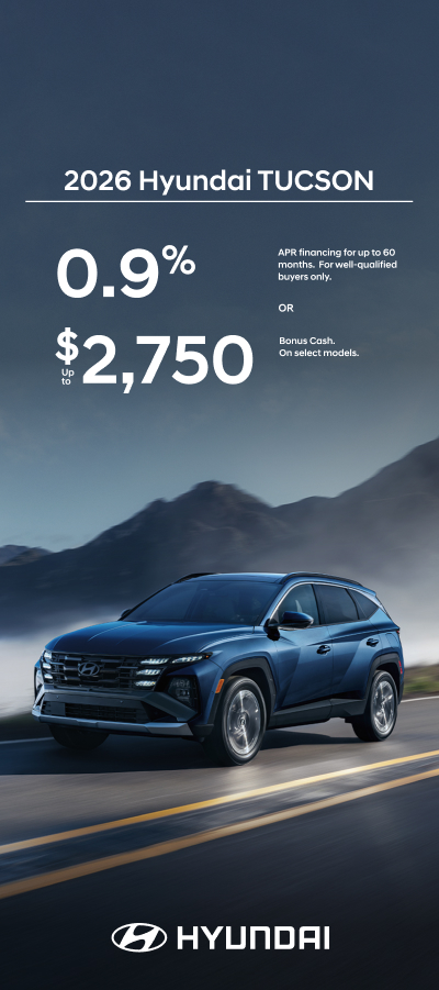 0.9% APR for 60 mos. or $2,750 Bonus Cash