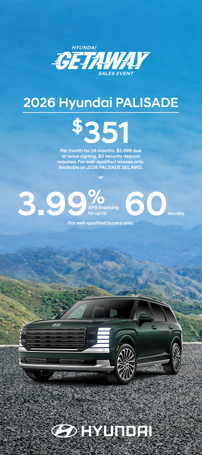 2026 Hyundai Palisade Mountain APR or Lease Offer | 2026-03-05 - 2026-04-01 | abc2811b