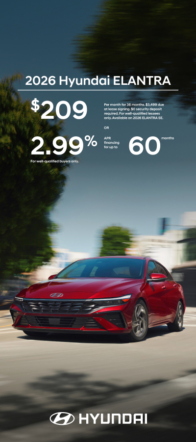 2026 Hyundai Elantra  APR or Lease Offer