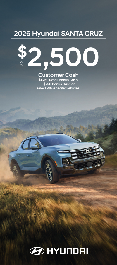 2026 Hyundai Santa Cruz Customer Cash Offer  | 2026-06-05 - 2026-07-07 | c37dc13b