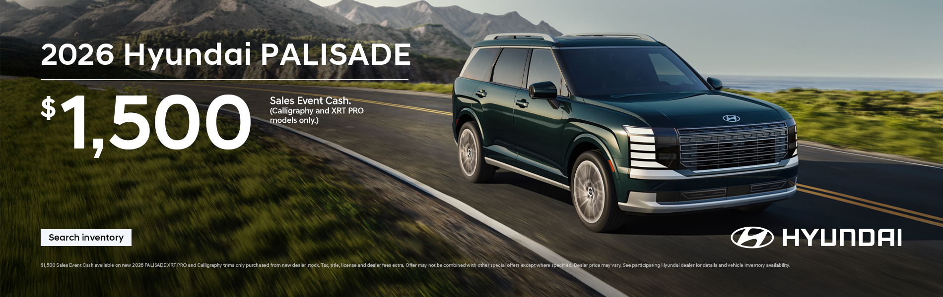 $1,500 Sales Event Cash