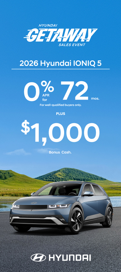 2026 Hyundai IONIQ 5  APR and Bonus Cash Offer