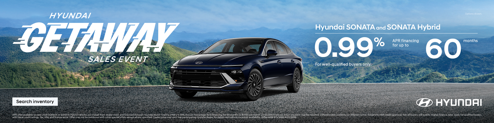 West Hyundai 2026 Getaway Sales Event Offer