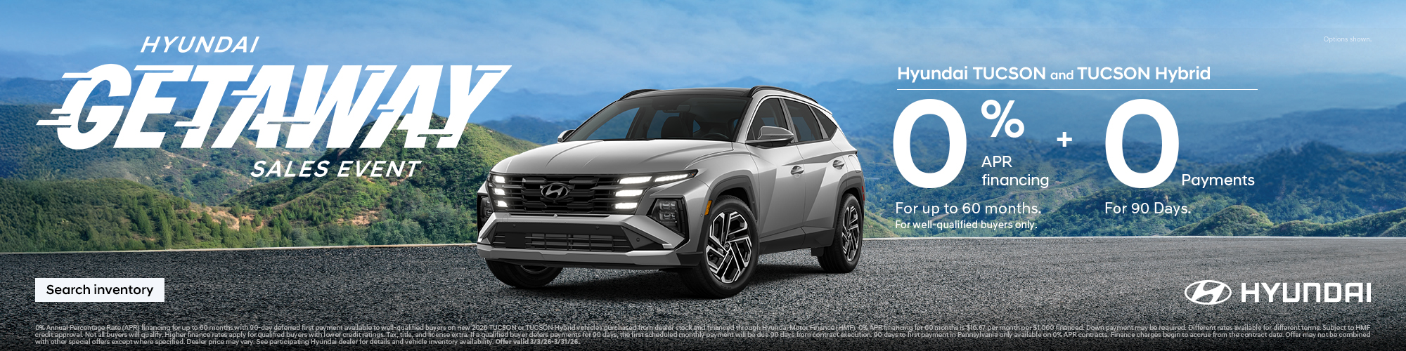 West Hyundai 2026 Getaway Sales Event Offer