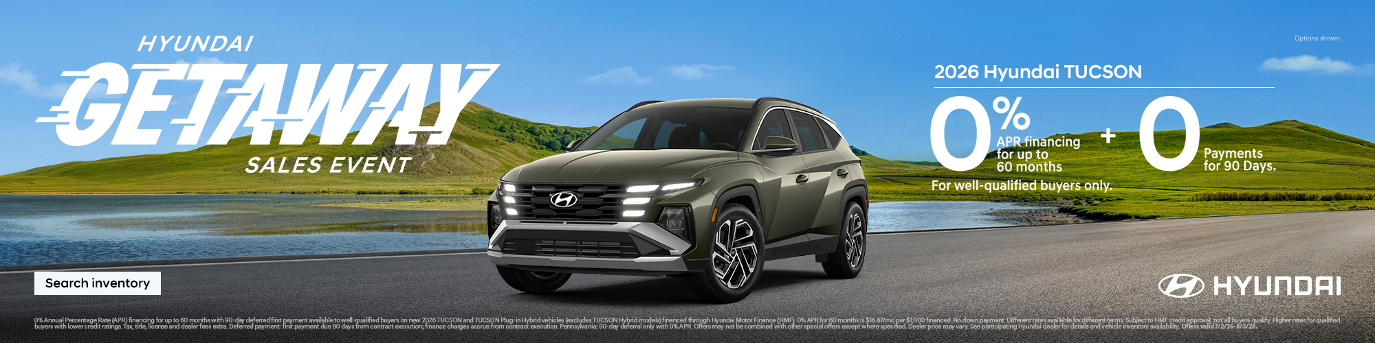 2026 Hyundai Tucson APR Offer