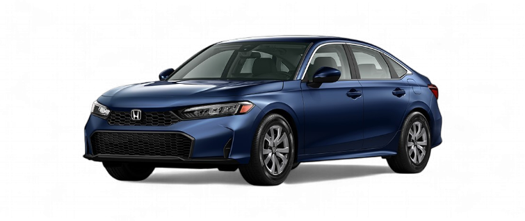 2025 Honda Civic LX CVT Blue Lagoon Pearl
