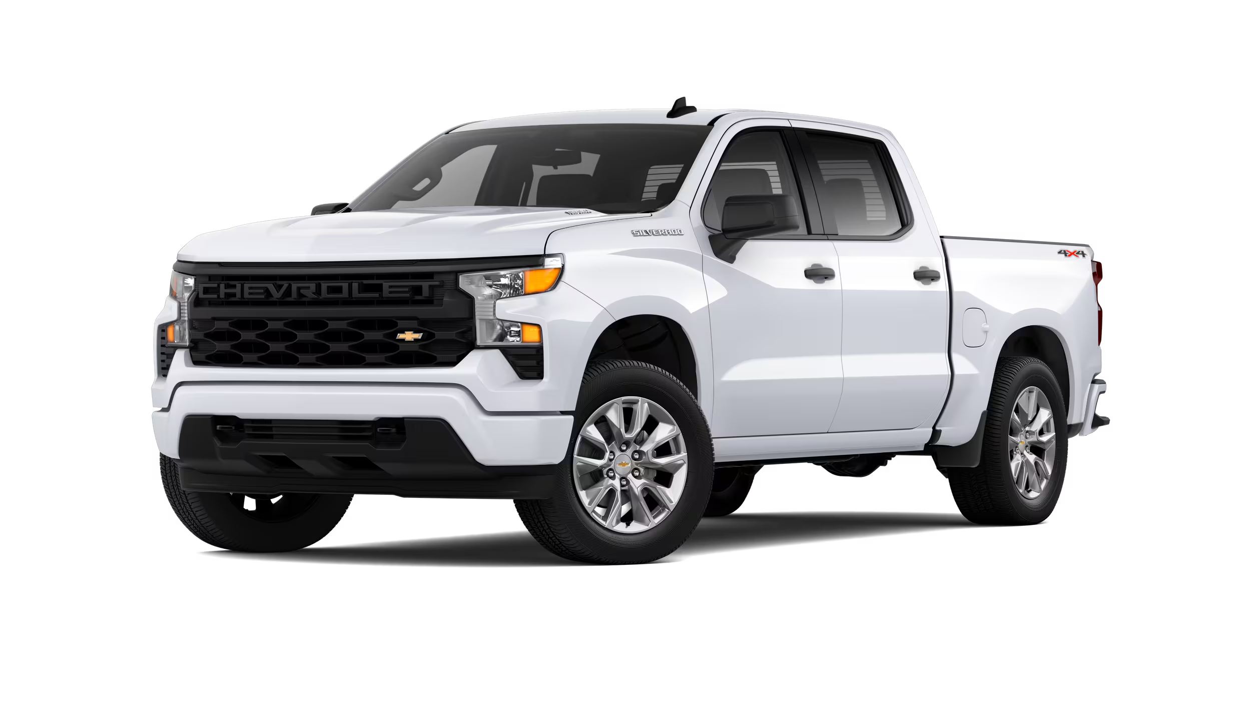 2025 Chevrolet Silverado 1500 Custom 4X4 Crew Cab Short Box Summit White